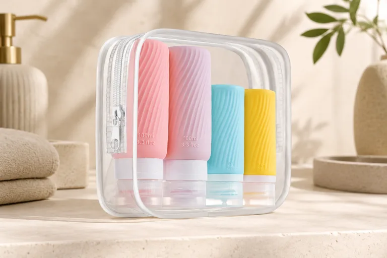 Silicone Travel Bottles for Toiletries TSA Approved TA001