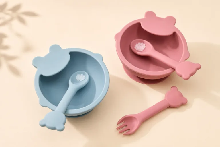 Silicone Baby Bowls with Spoon